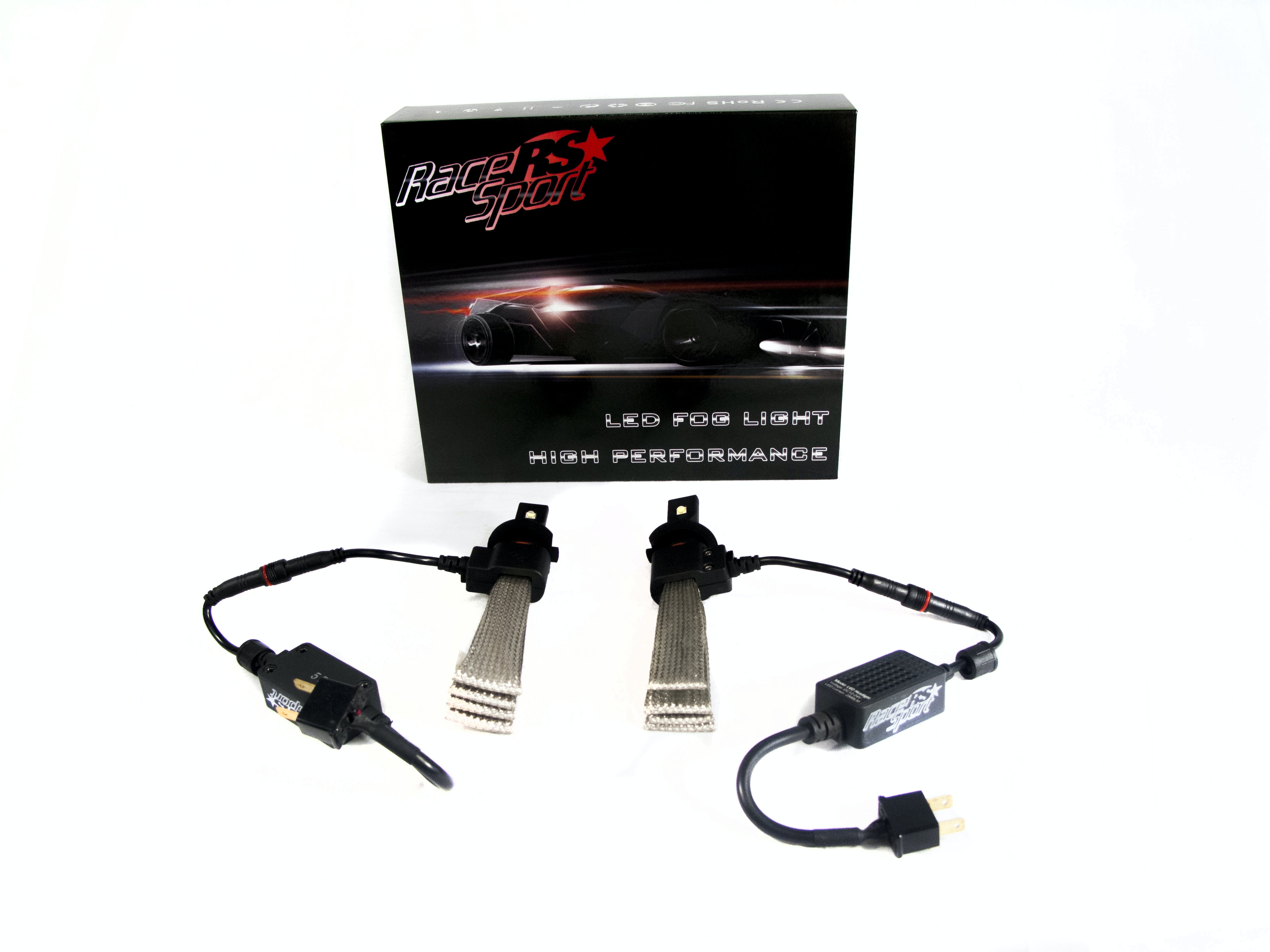 Race Sport Lighting RSH7LEDFOG Penetrator H7 LED Fanless Conversion Upgrade Kit for Fog Lights 6500K