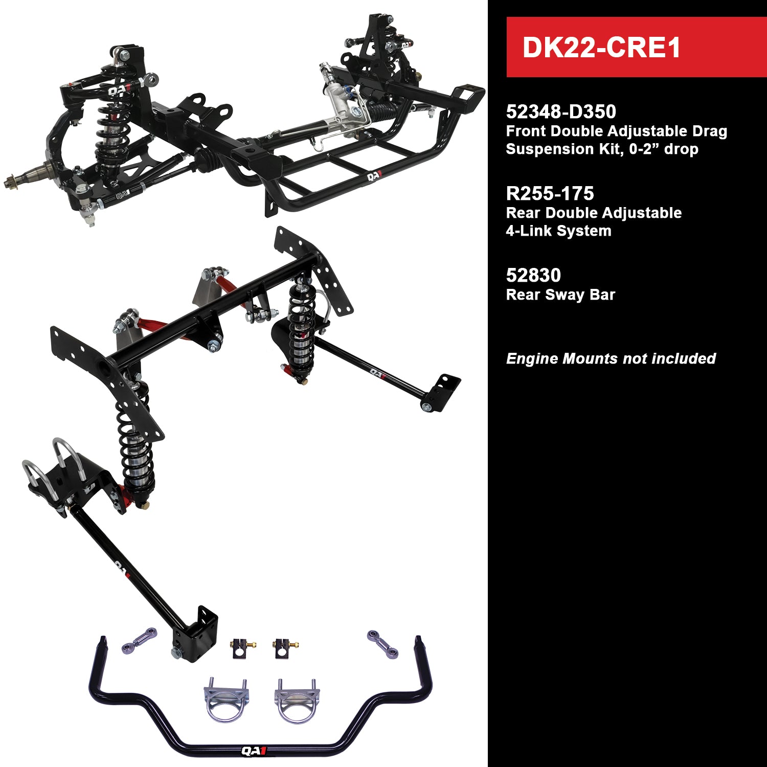 QA1 Drag Kit DK22-CRE1