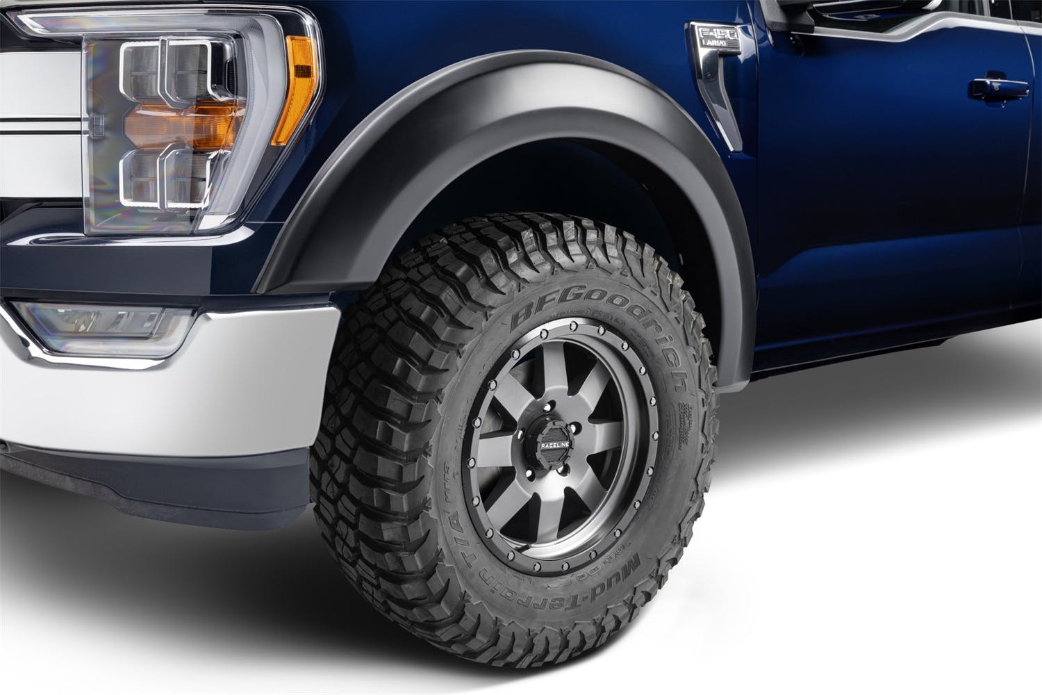 Bushwacker 20137-02 Extend-A-Fender Style Fender Flares, 2pc