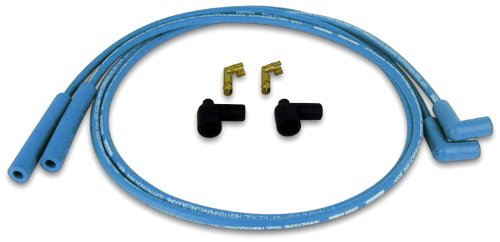 Moroso 72475 Blue Max Spiral Core Two Wire Set (55, Straight and 90° Terminals)