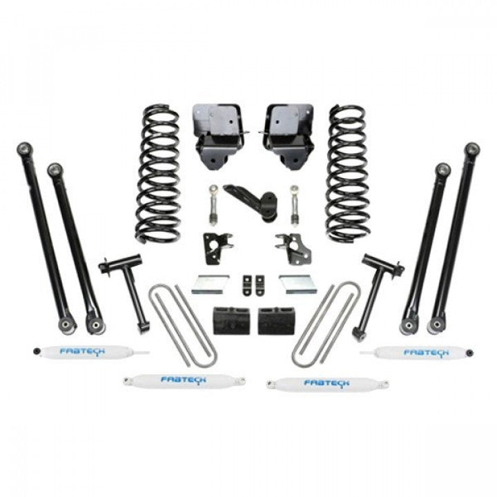 Fabtech FTS23033 6in. LONGARM KIT W/COILS/STEALTH 09-13 DODGE 2500/3500 4WD W/GAS MTR/AUTO