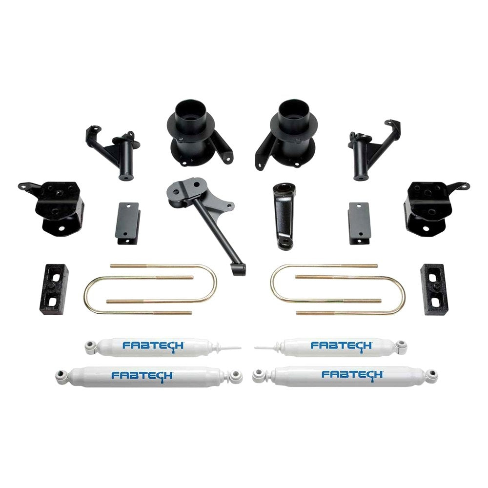 Fabtech FTS23047 5in. BASIC KIT W/STEALTH 2013-14 RAM 3500 4WD W/FACTORY RADIUS ARMS
