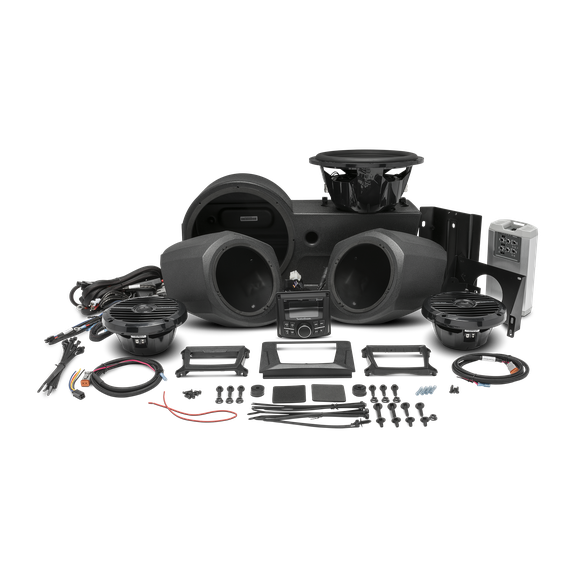 Rockford Fosgate 400 watt stereo, front speaker, and subwoofer kit for select General models pn gnrl-stage3