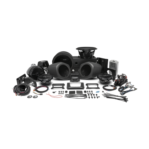 Rockford Fosgate 400 watt stereo, front speaker, subwoofer, & rear speaker kit for select General pn gnrl-stage4