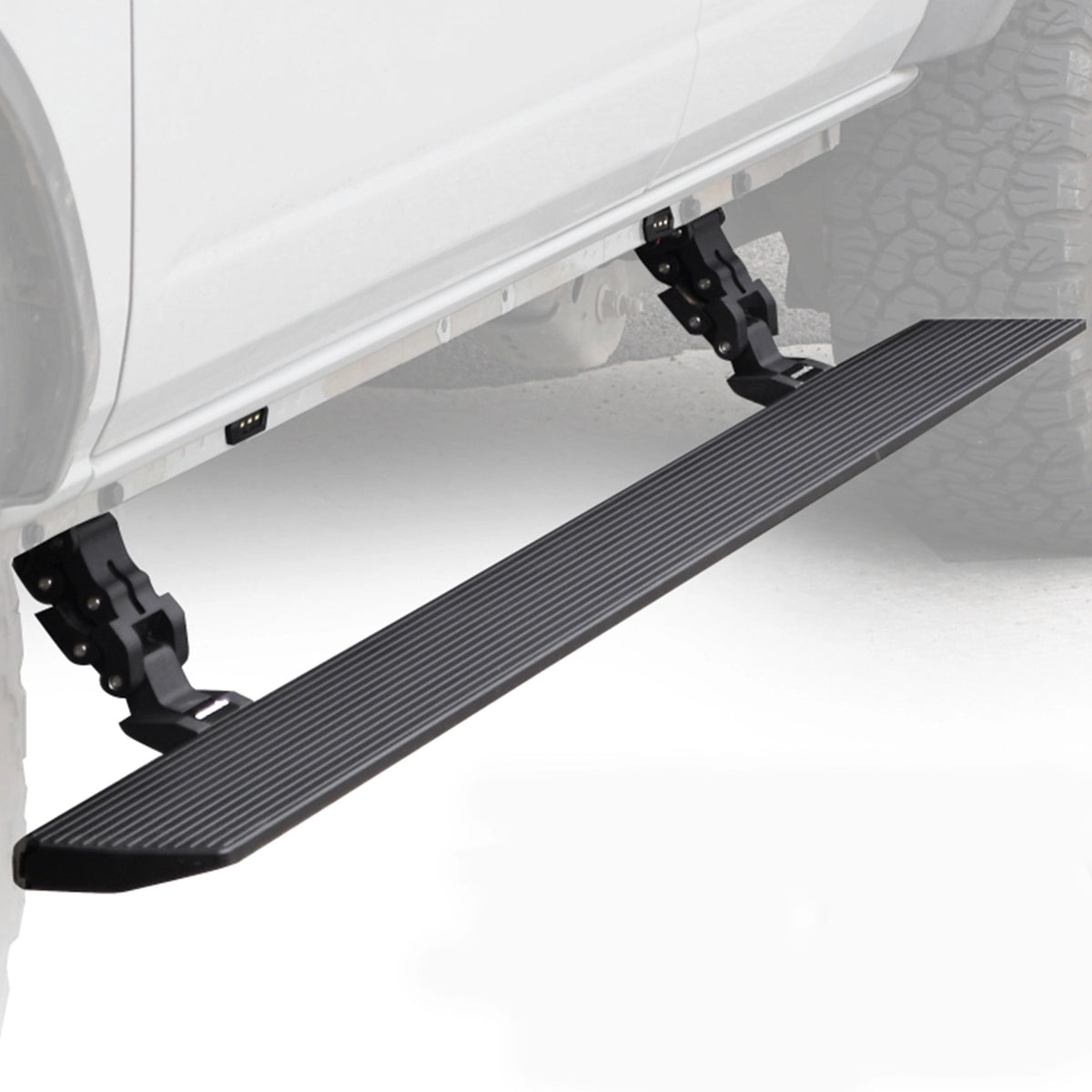 Go Rhino E-Board E1 Electric Running Boards - Textured Black 16-23 Toyota Tacoma Double Cab