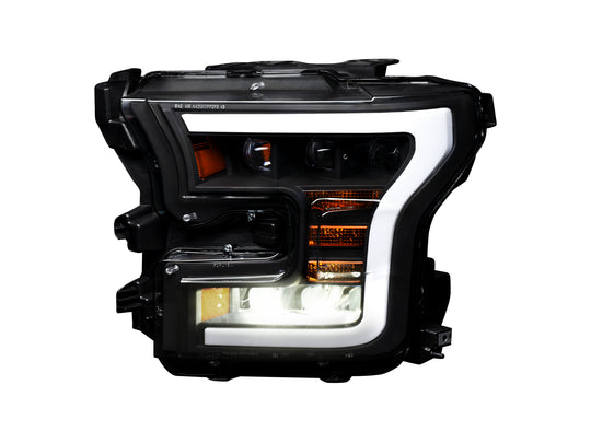 Alpha Owls 7180390 Quad Pro LED Headlight - Black Housing