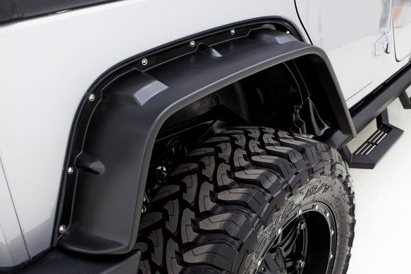 LUND FX606S FX-Style Fender Flares 4pc Smooth FX-JEEP FLAT STYLE 4PC SMOOTH