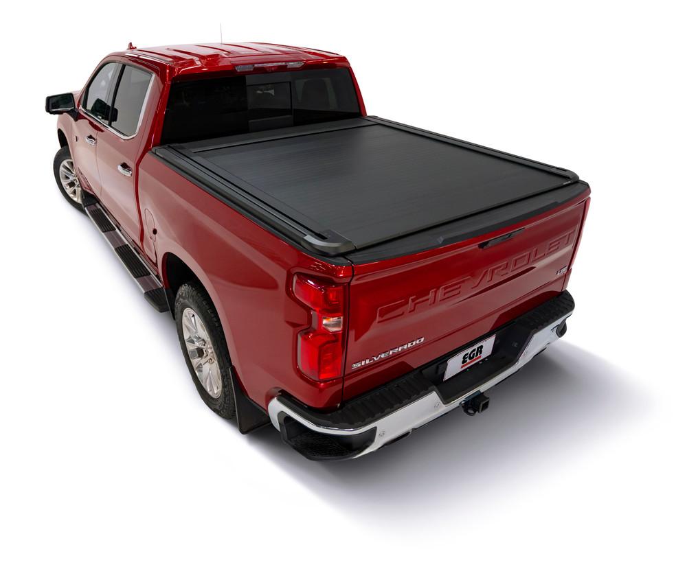 EGR RollTrac Electric Retratable Bed Cover for 19-22 Chevrolet Silverado Short Box - non-HD