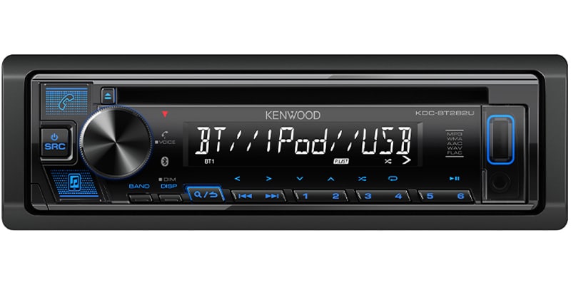 Kenwood KDC-BT282U CD Receiver with Bluetooth
