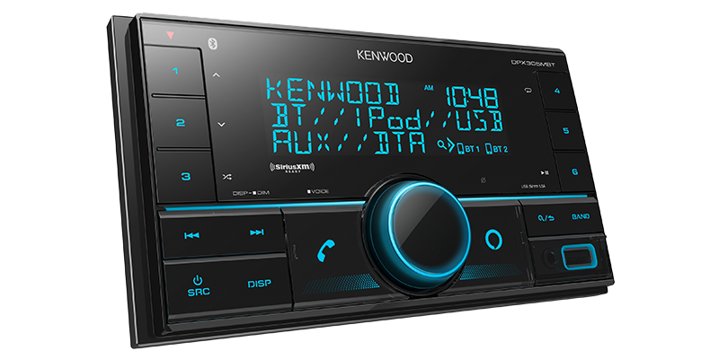 Kenwood DPX305MBT Dual Din Sized Digital Media Receiver with Bluetooth