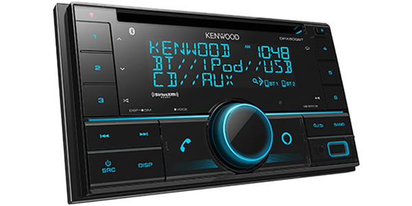 Kenwood DPX505BT Dual Din Sized CD Receiver with Bluetooth