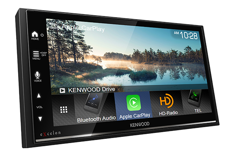 Kenwood Excelon DMX709S 6.8-inch Digital Media Receiver with Apple CarPlay and Android Auto