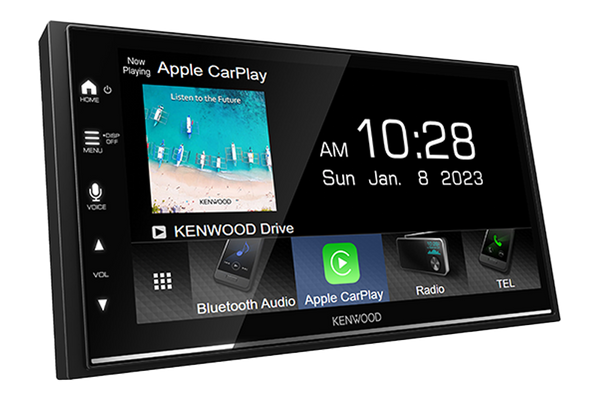 Kenwood DMX7709S 6.8-inch Digital Media Receiver with Apple CarPlay and Android Auto