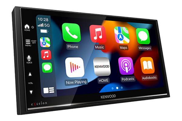 Kenwood Excelon DMX709S 6.8-inch Digital Media Receiver with Apple CarPlay and Android Auto