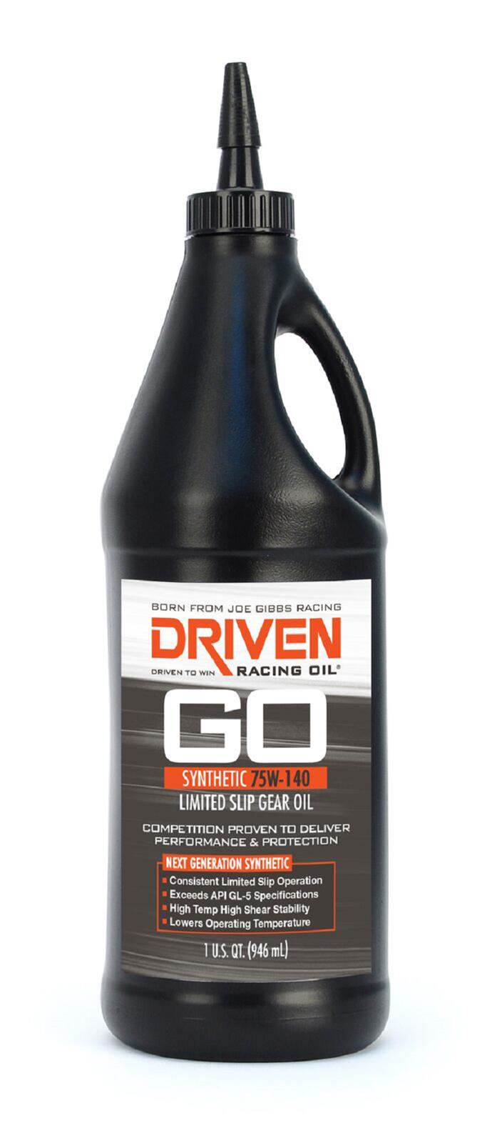 Driven Racing Oil 04430 Limited Slip 75W-140 Synthetic Gear Oil (1 qt. bottle)