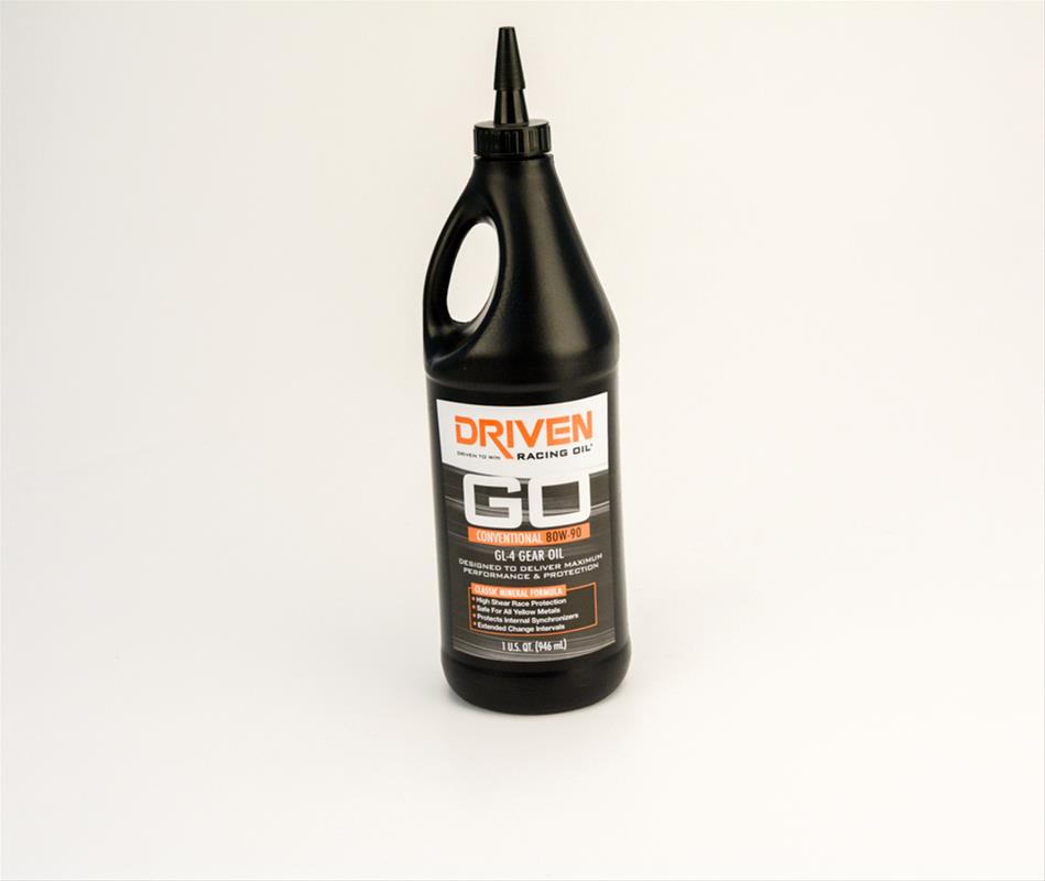 Driven Racing Oil 04530 GL-4 Synthetic 80w-90 Gear Oil (1 qt. bottle)