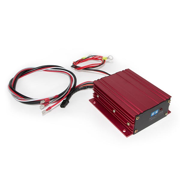 Top Street Performance JM6939R Ignition Box - Mini Digital 6AL with Rev Limiter, Red