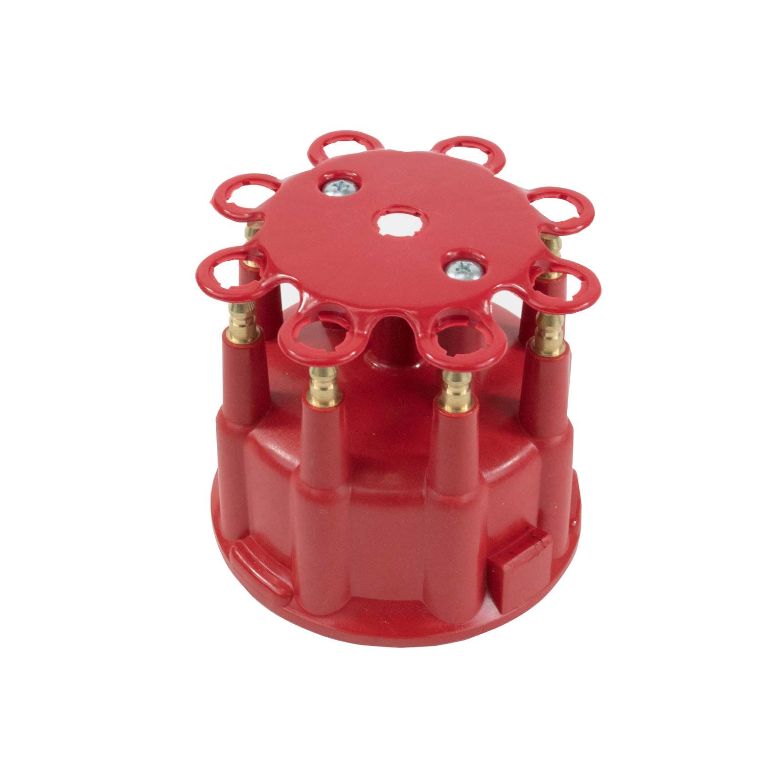 Top Street Performance JM6971R Pro Billet Ready To Run Distributor Cap and Rotor Kit Red