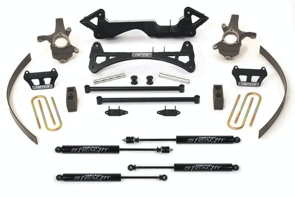 Fabtech K1002M 7in. PERF SYS W/STEALTH 04-06 GM C1500 P/U XTRA CAB 2WD