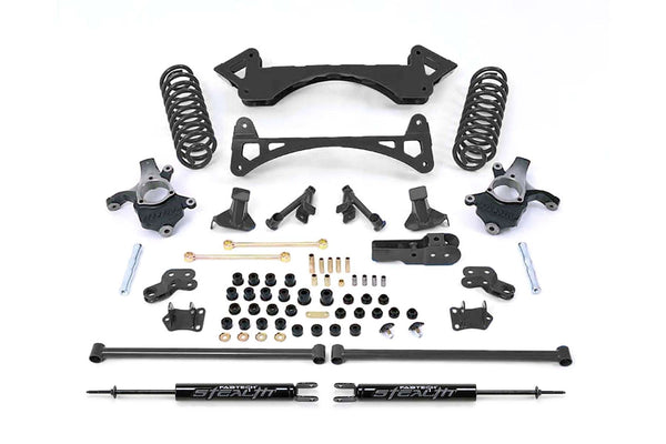 Fabtech K1010M 6in. PERF SYS W/STEALTH FRT 00-06 GM C1500 SUB/YUK/TAHOE/AVAL 2WD W/LOAD LVLNG R