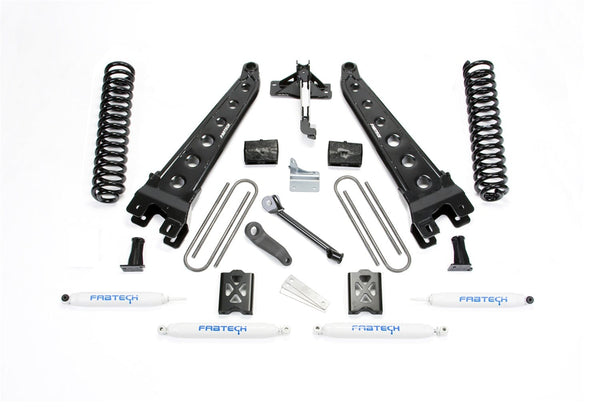 Fabtech K2011 6in. RAD ARM SYS W/COILS/PERF SHKS 05-07 FORD F250 4WD W/O FACTORY OVERLOAD