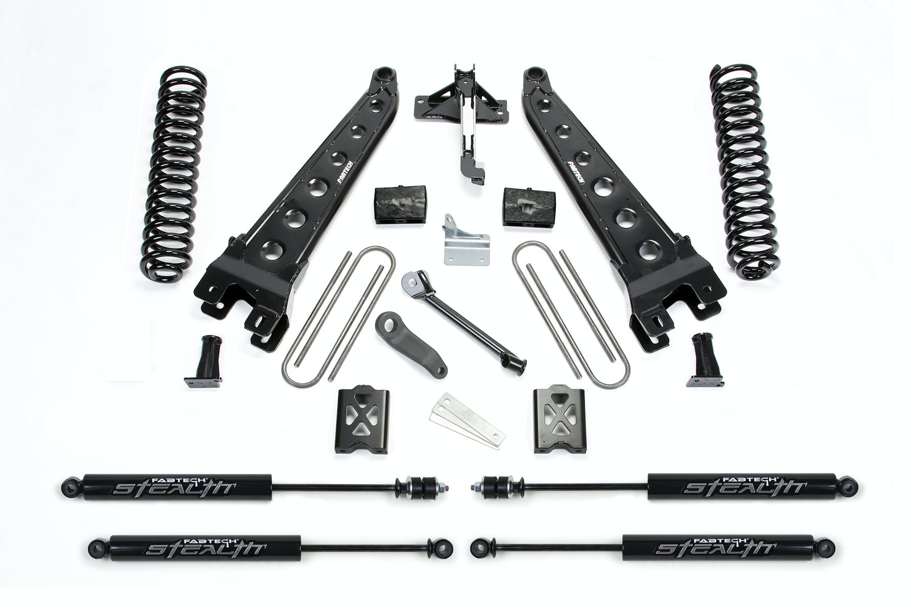 Fabtech K20111M 6in. RAD ARM SYS W/COILS/STEALTH 05-07 FORD F250 4WD W/FACTORY OVERLOAD