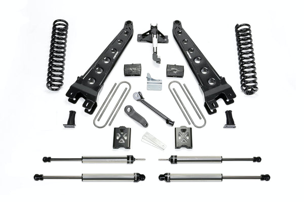 Fabtech K2011DL 6in. RAD ARM SYS W/COILS/DLSS SHKS 05-07 FORD F250 4WD W/O FACTORY OVERLOAD