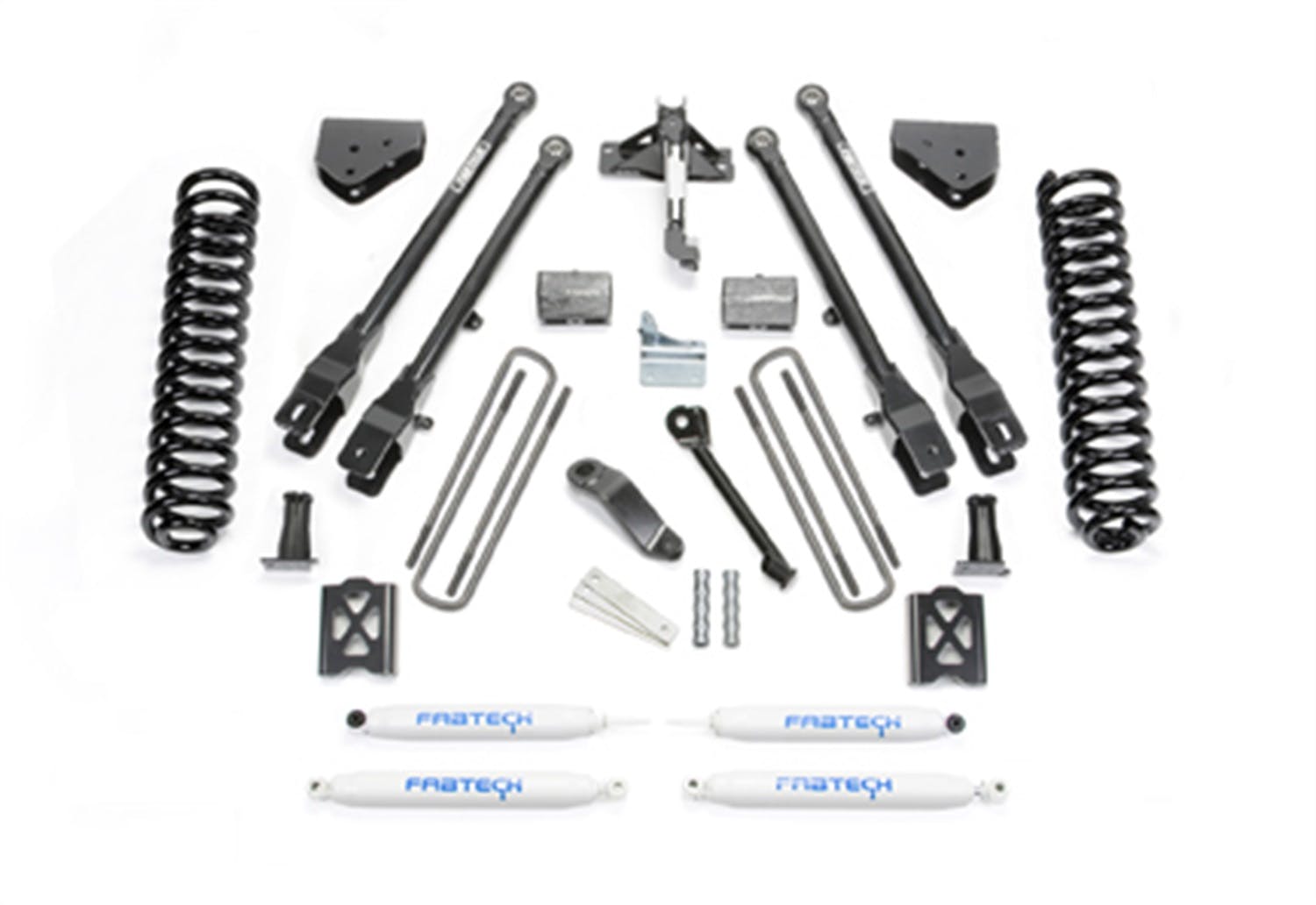 Fabtech K20132 6in. 4LINK SYS W/COILS/PERF SHKS 05-07 FORD F350 4WD