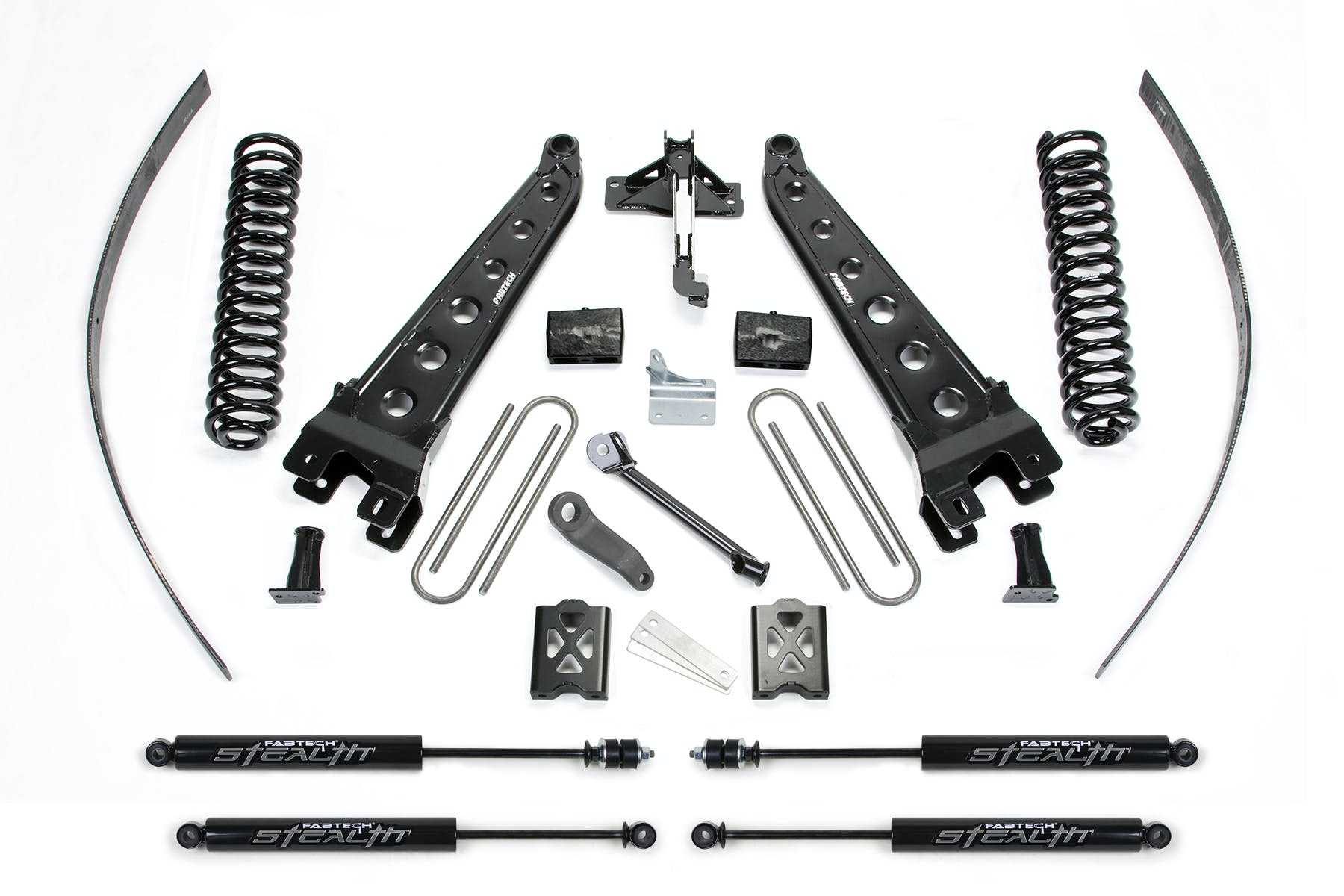 Fabtech K20151M 8in. RAD ARM SYS W/COILS/STEALTH 05-07 FORD F250 4WD W/FACTORY OVERLOAD