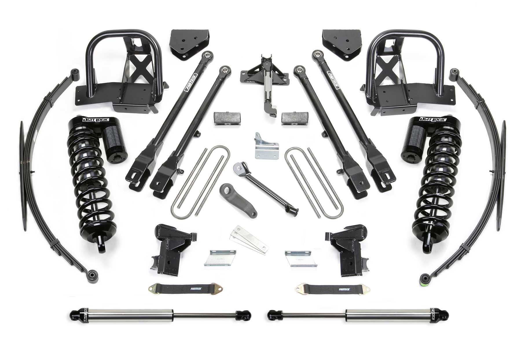 Fabtech K20381DL 10in. 4LINK SYS W/DLSS 4.0 C/O/RR DLSS 08-10 FORD F350 4WD