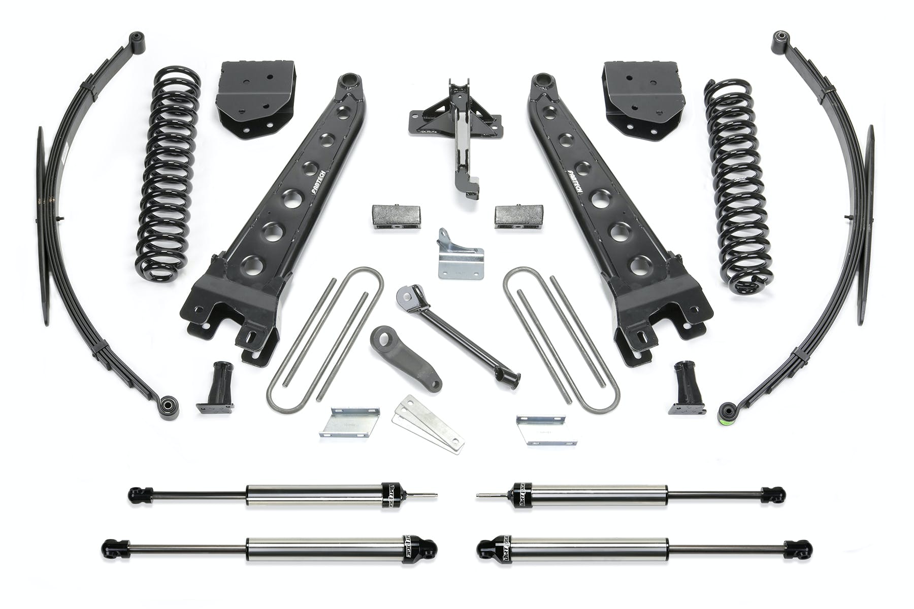 Fabtech K20461DL 10in. RAD ARM SYS W/COILS/DLSS SHKS 08-10 FORD F350 4WD