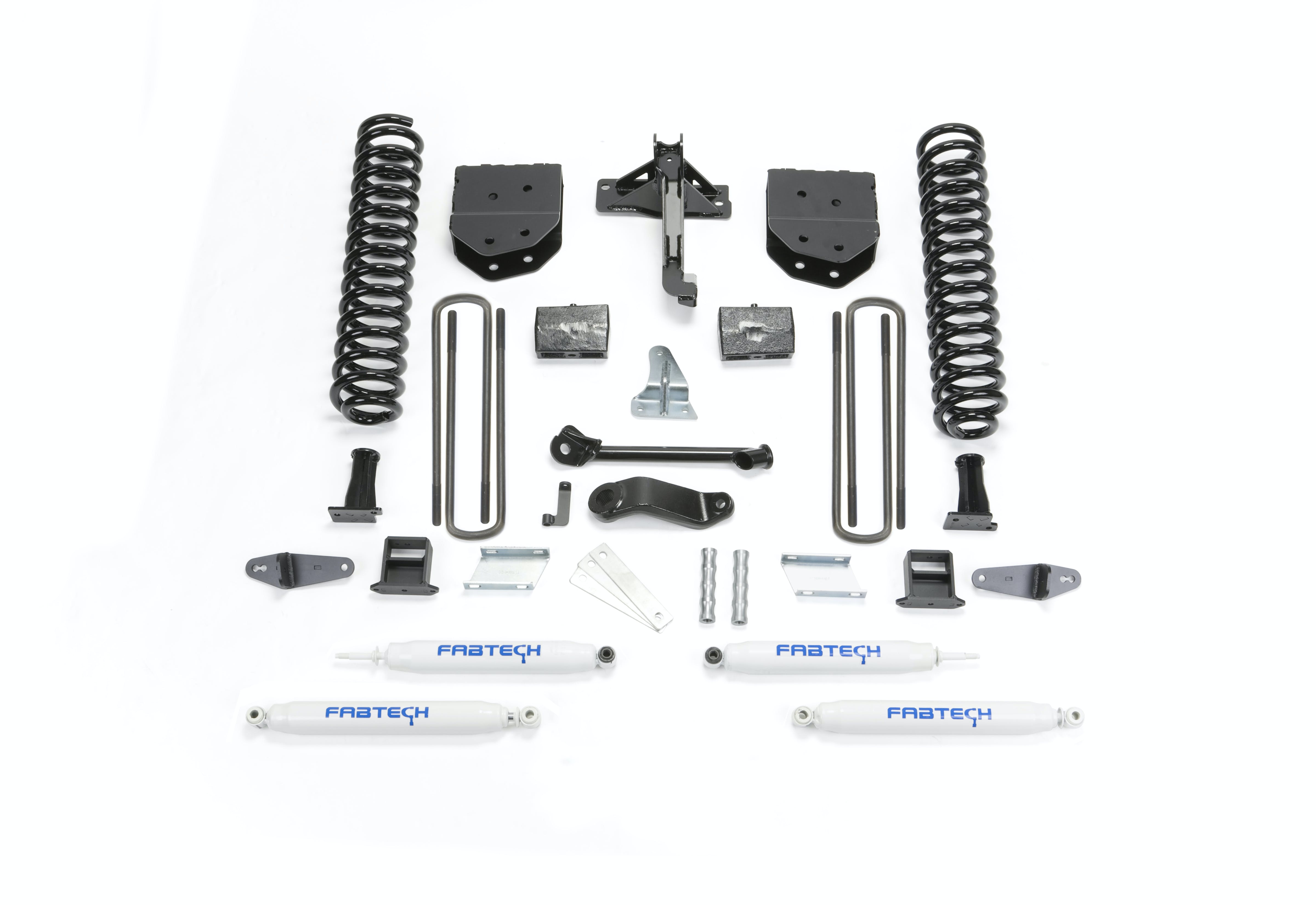 Fabtech K2050 6in. BASIC SYS W/PERF SHKS 08-10 FORD F450/550 4WD