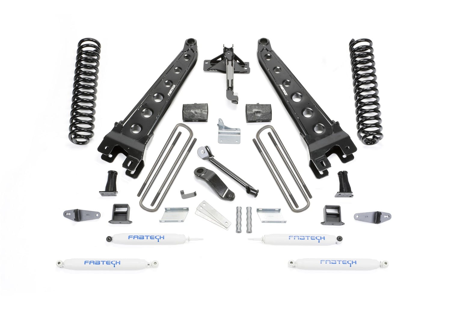 Fabtech K2052 6in. RAD ARM SYS W/COILS/PERF SHKS 08-10 FORD F450/550 4WD