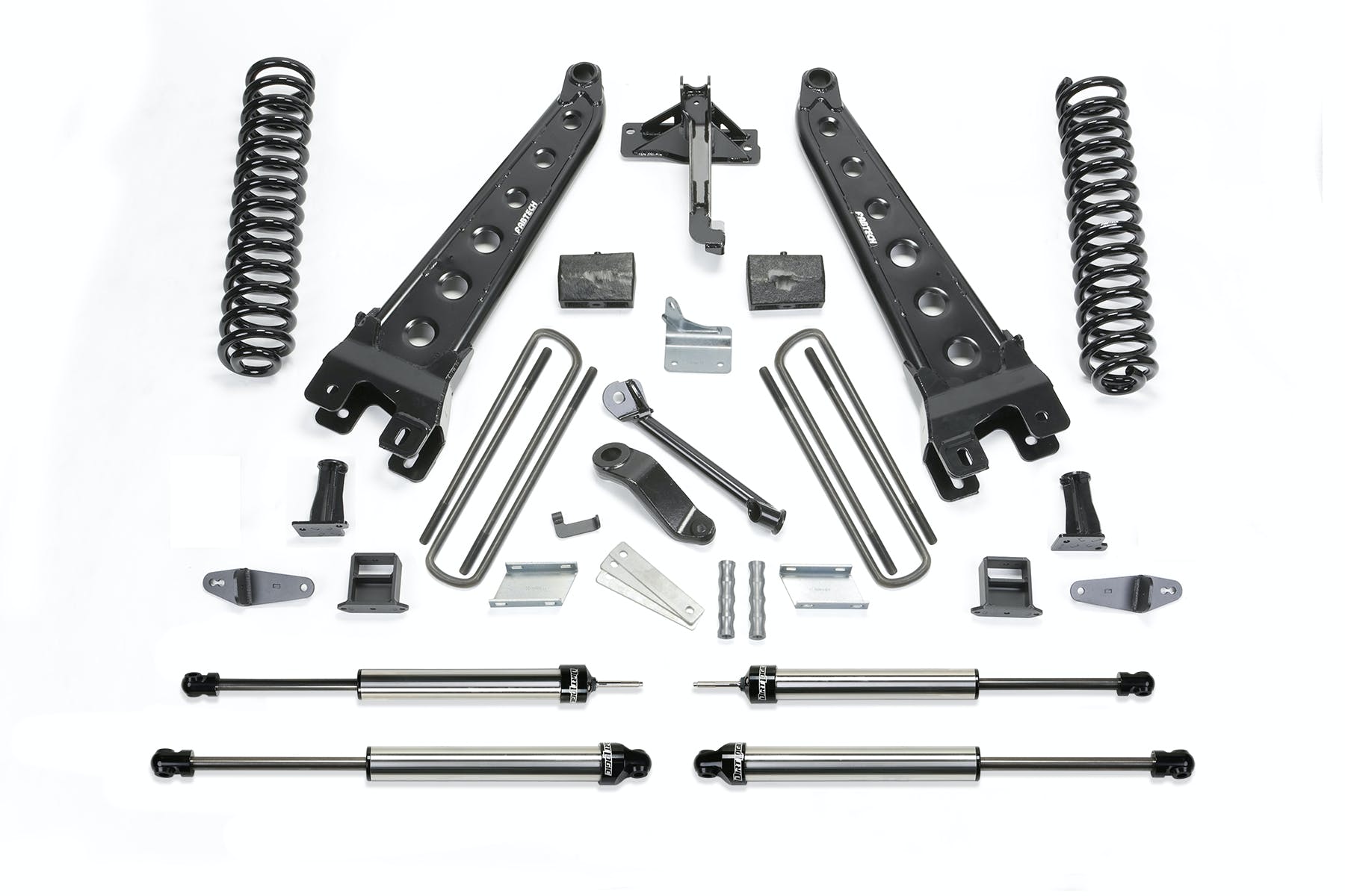 Fabtech K2052DL 6in. RAD ARM SYS W/COILS/DLSS SHKS 08-10 FORD F450/550 4WD
