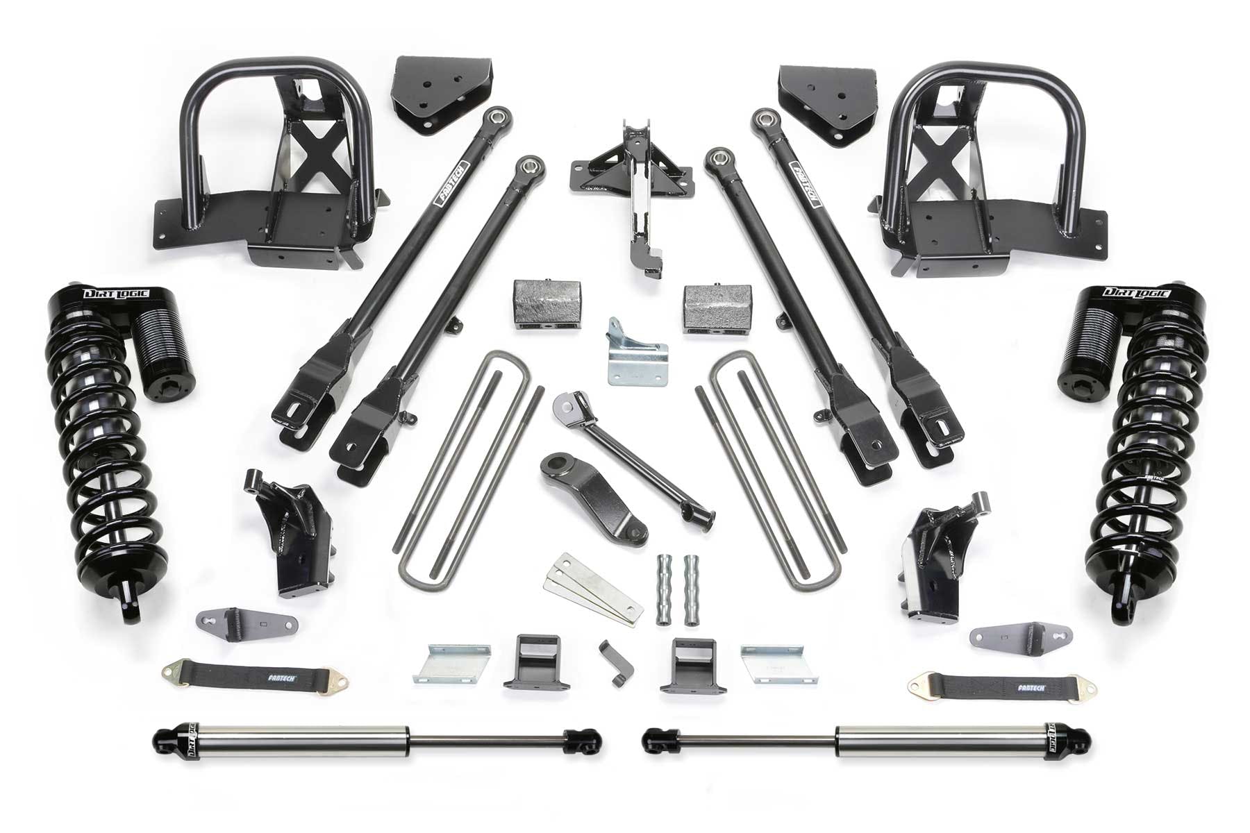 Fabtech K2055DL 6in. 4LINK SYS W/DLSS 4.0 C/O/RR DLSS 08-10 FORD F450/F550 4WD