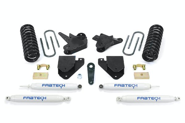 Fabtech K20621 6in. BASIC SYS W/PERF SHKS 08-10 FORD F250 2WD V8 GAS