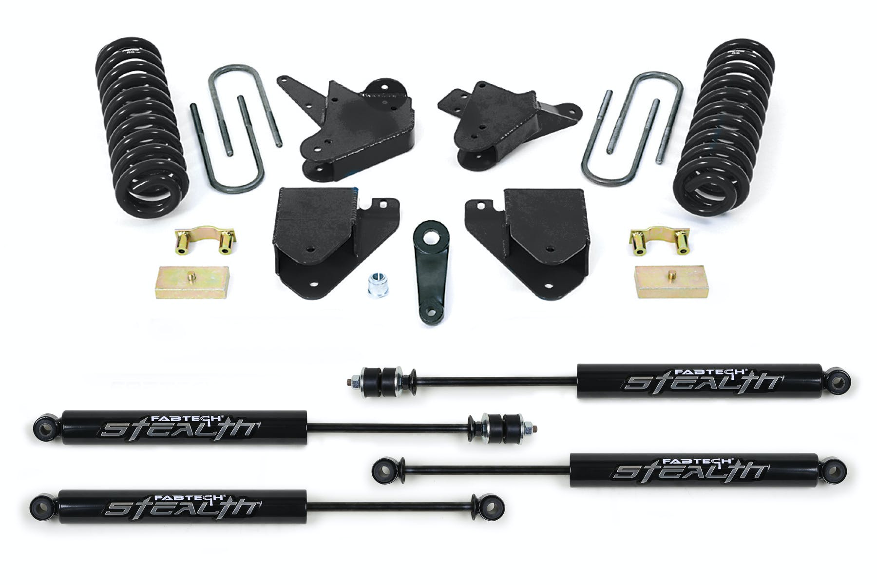 Fabtech K2060M 6in. BASIC SYS W/STEALTH 05-07 FORD F250 2WD V10/DSL