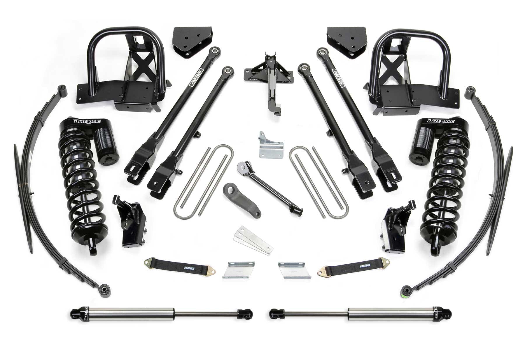 Fabtech K2068DL 8in. 4LINK SYS W/DLSS 4.0 C/O/RR DLSS 08-10 FORD F250/F350 4WD