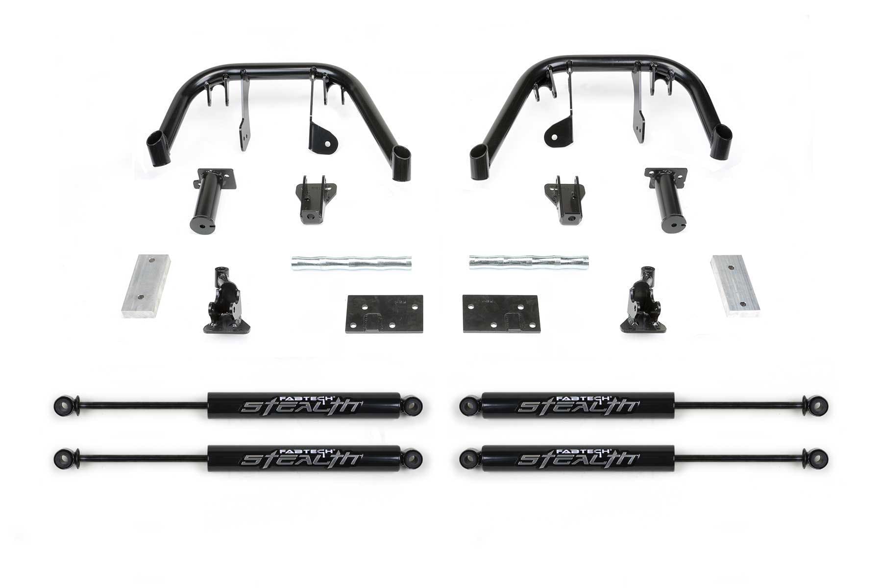 Fabtech K2081M 8in. MULTIPLE FRT SHK SYS W/STEALTH 05-07 FORD F250/350 4WD