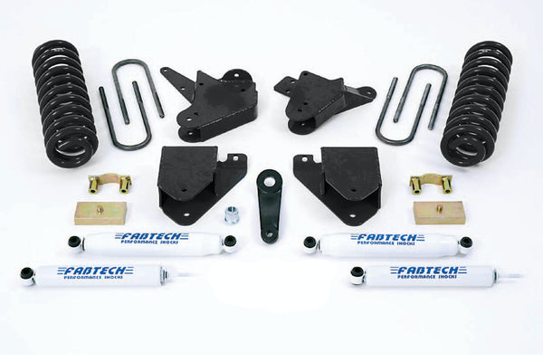 Fabtech K2097 6in. BASIC SYS W/PERF SHKS 99-00 FORD F250/350 2WD W/GAS OR 6.0L DIESEL