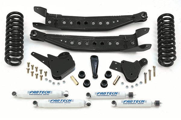Fabtech K2102 6in. PERF SYS W/PERF SHKS 01-04 FORD F250/350 2WD/00-05 EXCUR 2WD W/GAS OR 6.0L