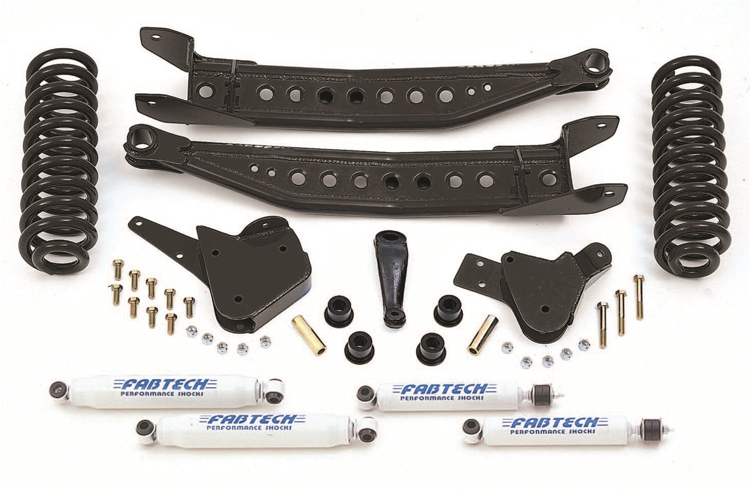 Fabtech K2104 6in. PERF SYS W/PERF SHKS 01-04 FORD F250/350 2WD/00-05 EXCURSION 2WD W/7.3L DIE