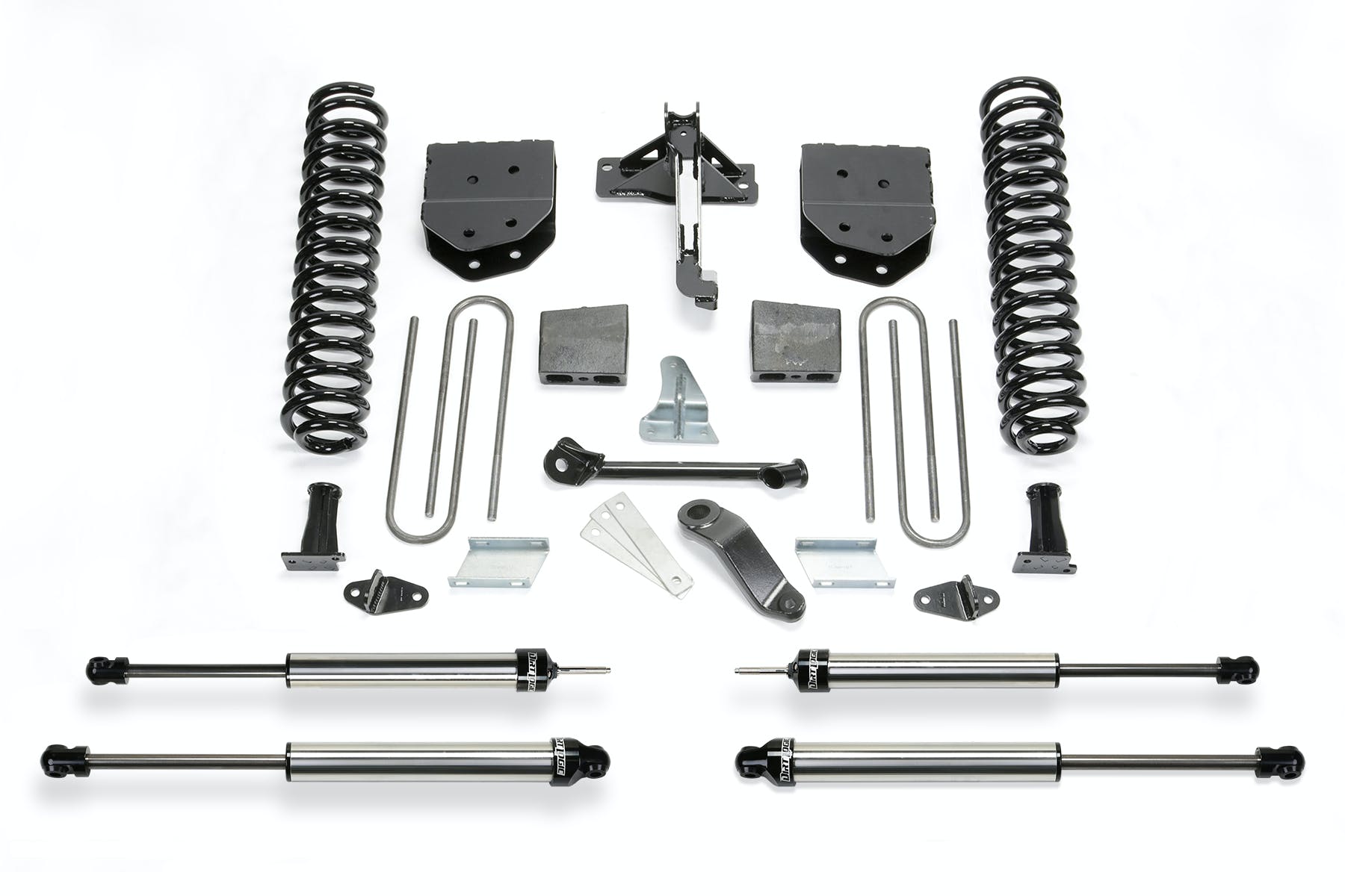 Fabtech K2118DL 6in. BASIC SYS W/DLSS SHKS 2008-14 FORD F250 4WD