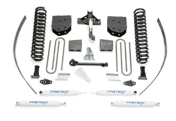 Fabtech K2121 8in. BASIC SYS W/PERF SHKS 2008-11 FORD F250 4WD W/O FACTORY OVERLOAD