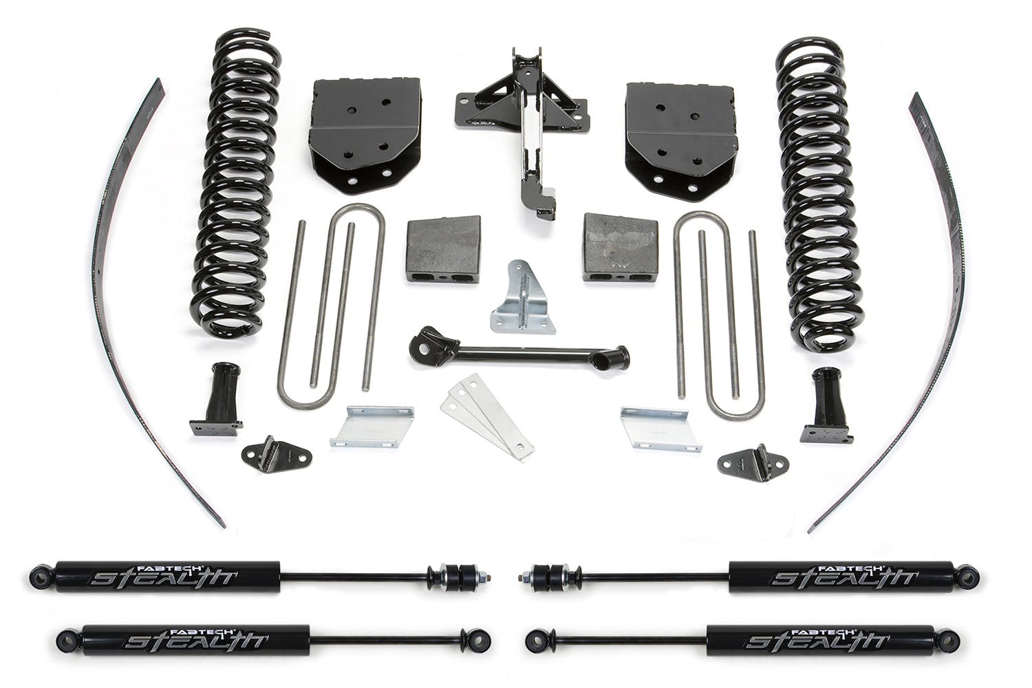 Fabtech K2122M 8in. BASIC SYS W/STEALTH 2008-15 FORD F250 4WD W/FACTORY OVERLOAD