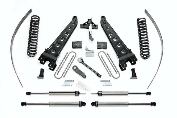 Fabtech K2124DL 8in. RAD ARM SYS W/COILS/DLSS SHKS 2008-14 FORD F250 4WD W/FACTORY OVERLOAD