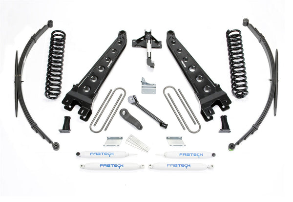 Fabtech K2128 8in. RAD ARM SYS W/COILS/RR LF SPRNGS/PERF SHKS 2008-11 FORD F250/350 4WD