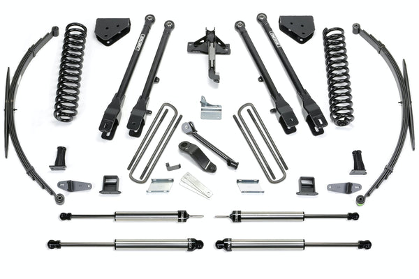 Fabtech K2129DL 8in. 4LINK SYS W/COILS/RR LF SPRNGS/DLSS SHKS 2008-14 FORD F250/350 4WD