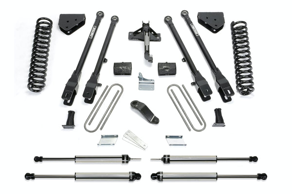 Fabtech K2132DL 6in. 4LINK SYS W/COILS/DLSS SHKS 2008-14 FORD F350/450 4WD 8LUG