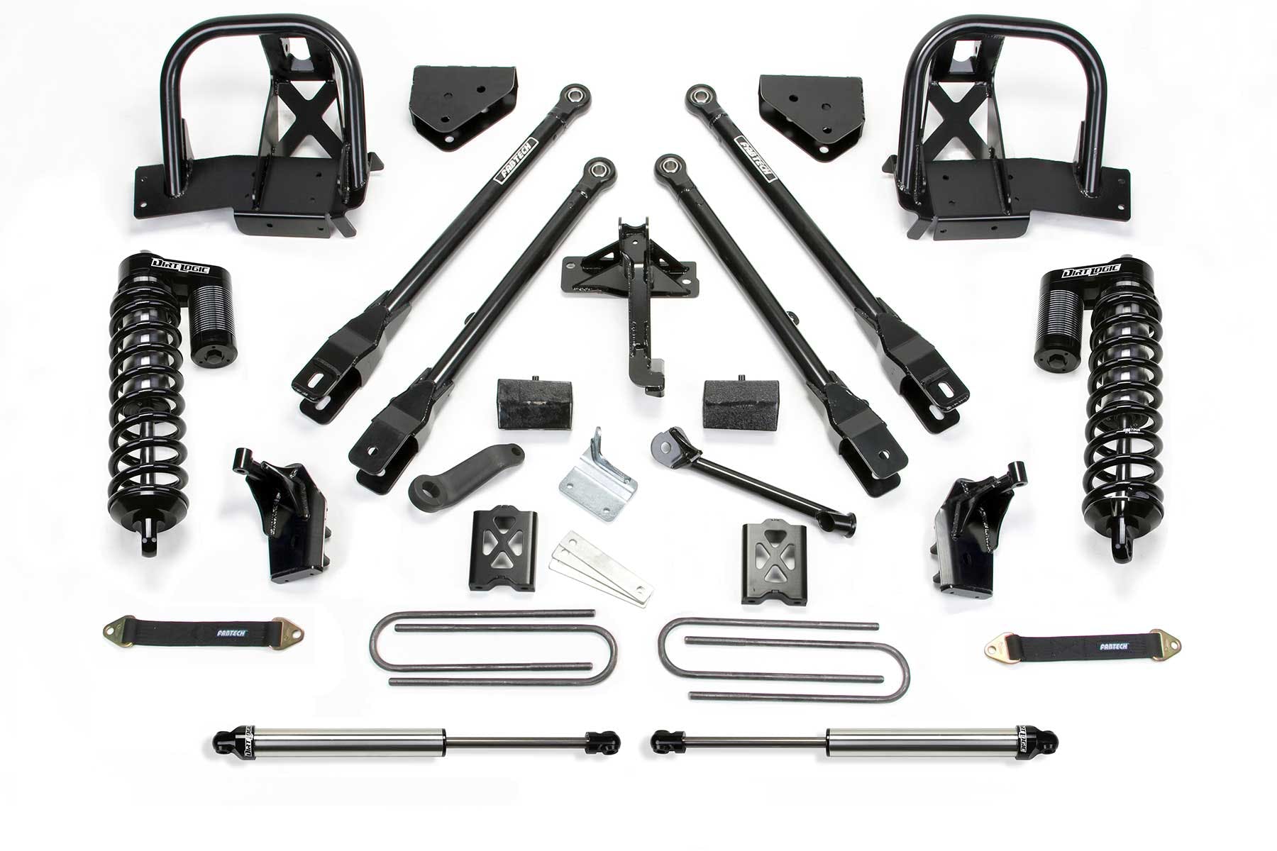 Fabtech K2138DL 6in. 4LINK SYS W/DLSS 4.0 C/O/RR DLSS 2011-14 FORD F250 4WD